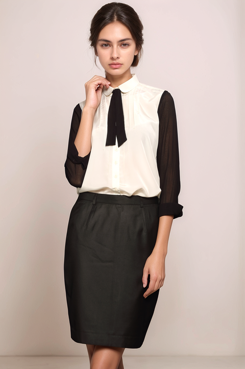 Black Formal Skirt