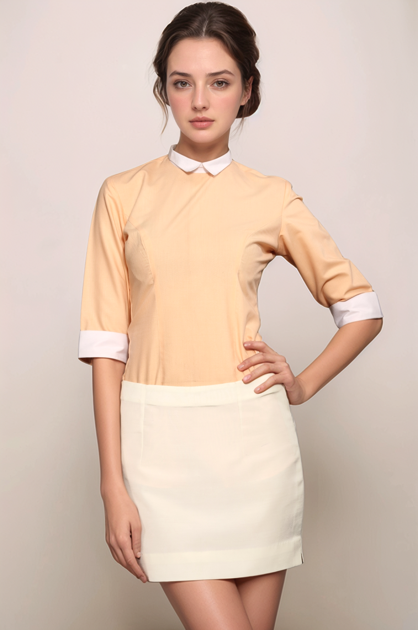 Ivory Short Skirt