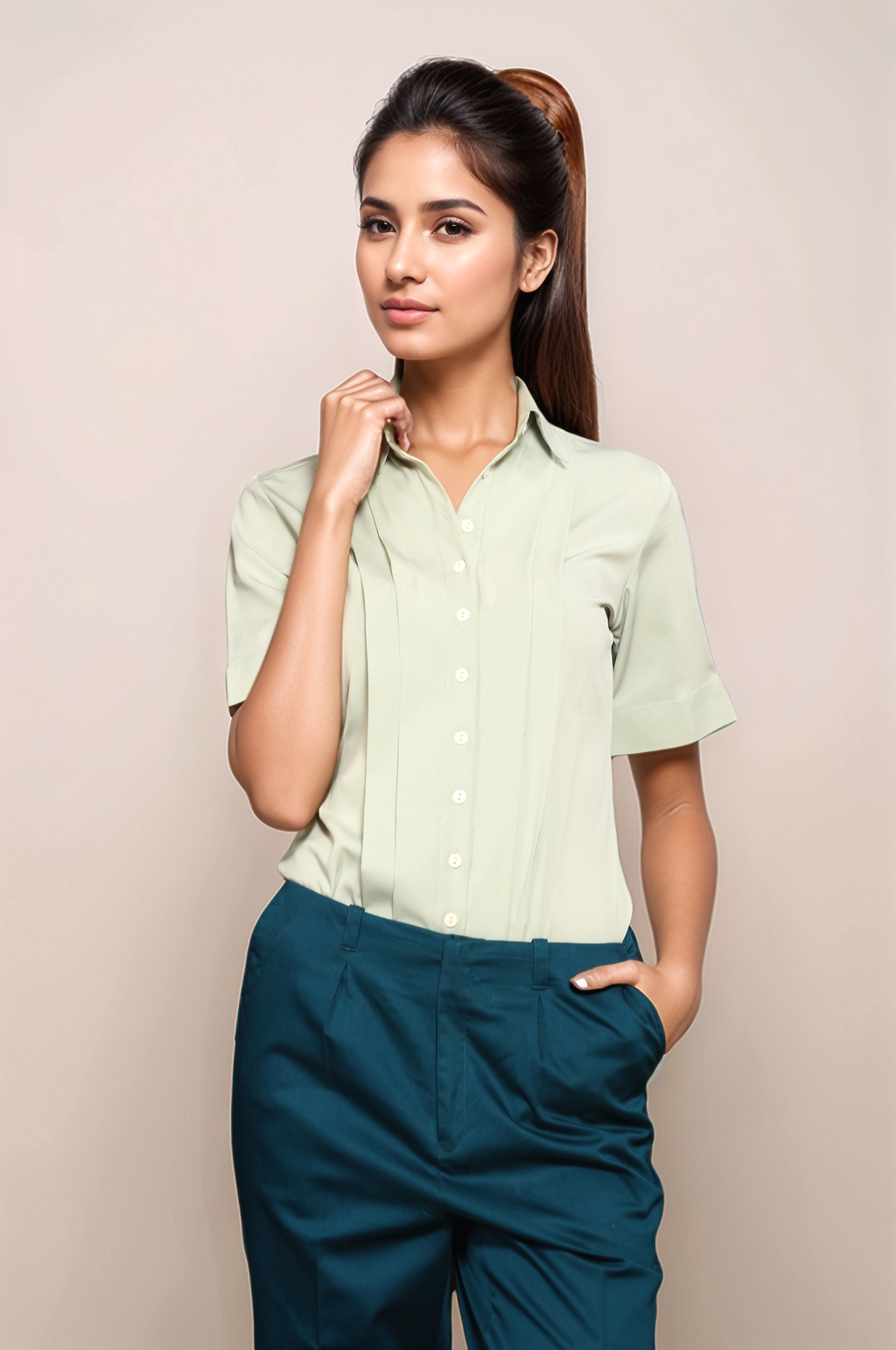 Mint Green Shirt