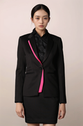 Black-Pink Formal Blazer