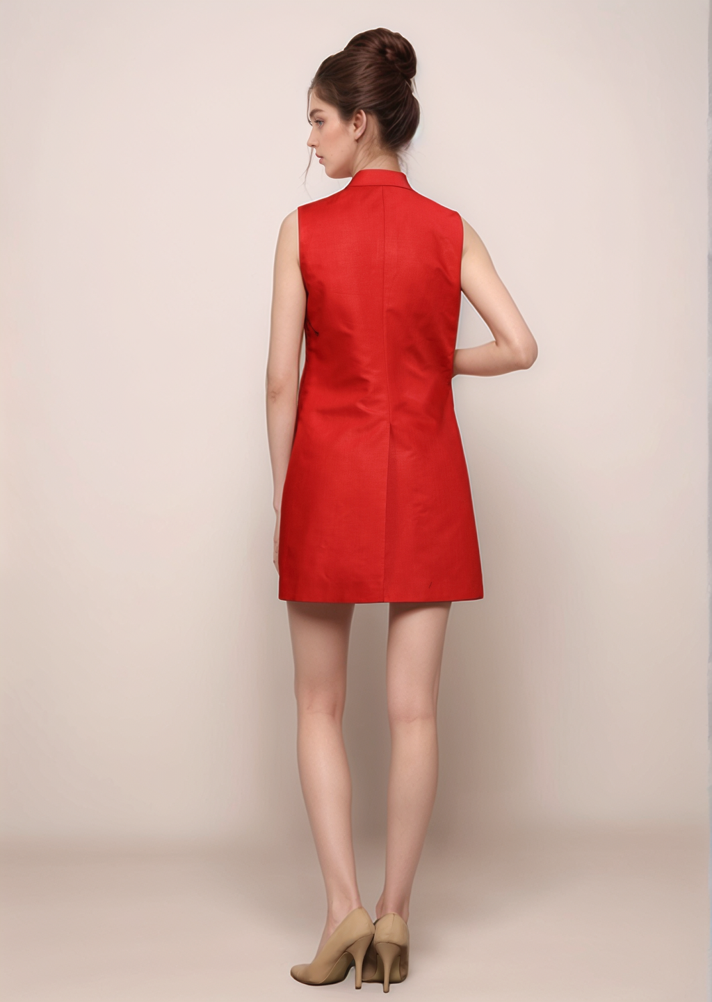 Red Dress Waistcoat