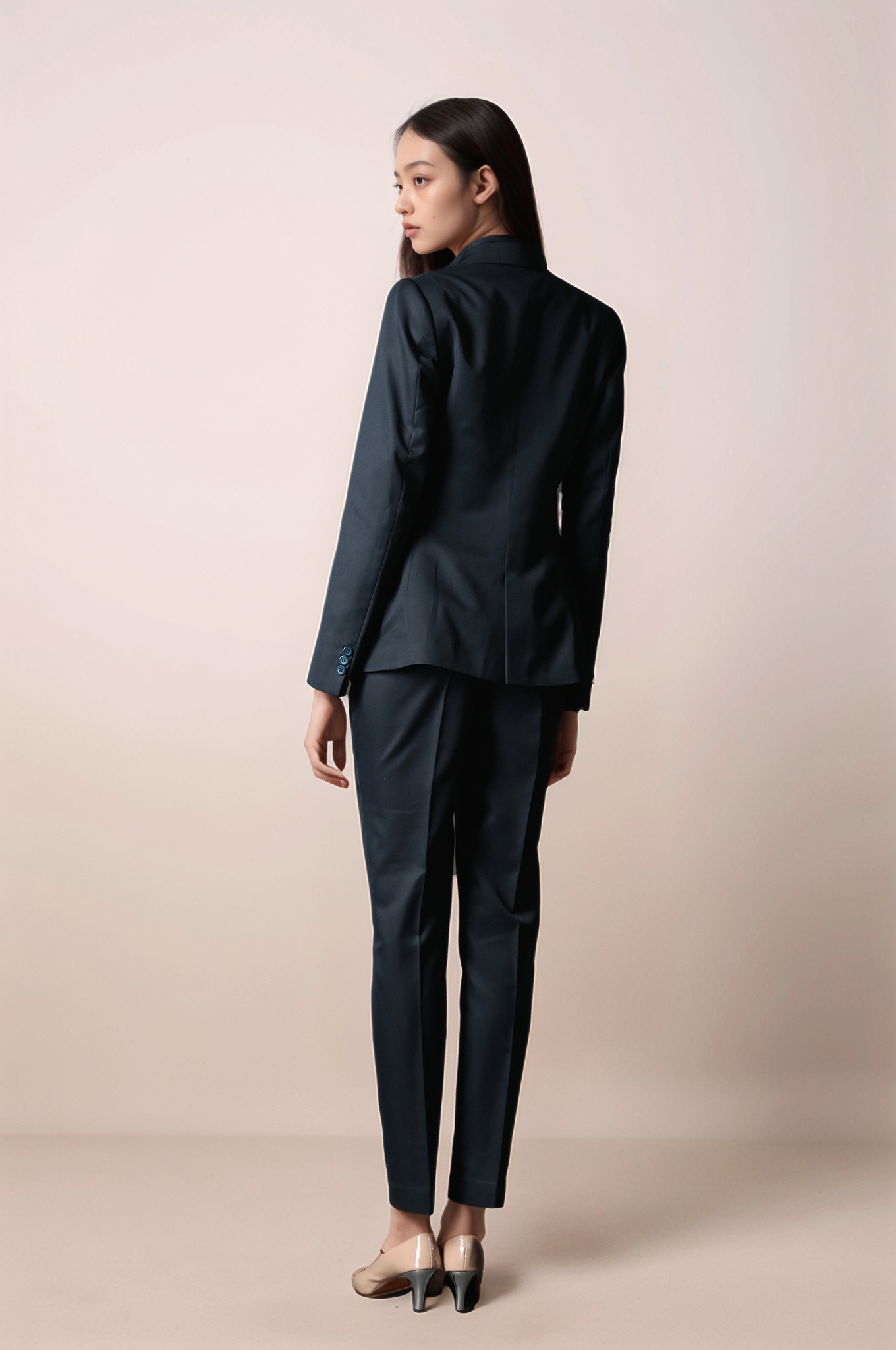 Deep Green Double Breasted Blazer & Olive Green Formal Trouser