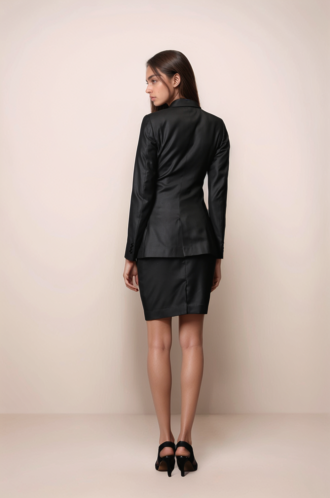 Black Double Breasted Blazer