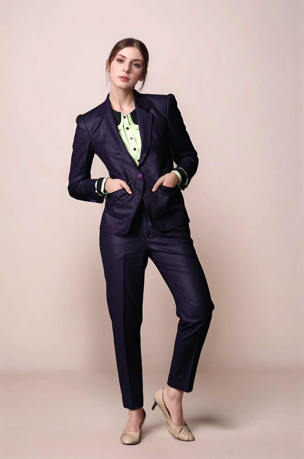 Deep Purple Formal Blazer