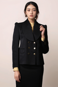 Black Shawl Collar Coat