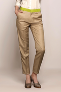 Dark Beige Formal Trouser