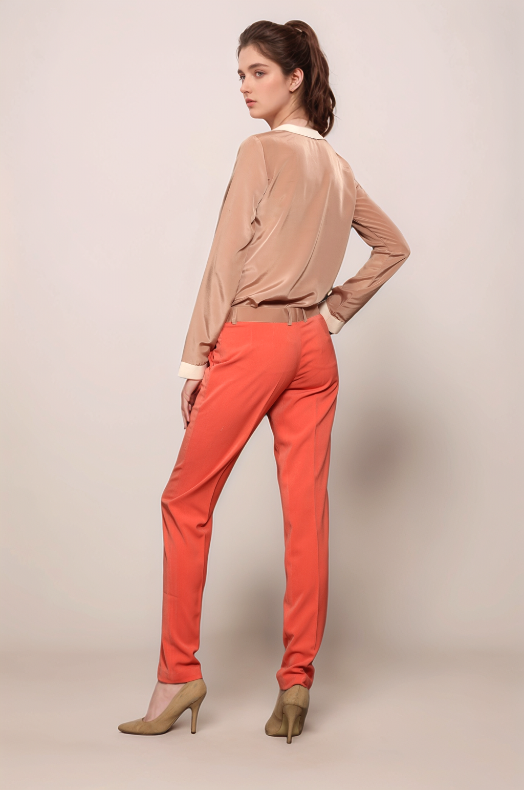 Peach Formal Trouser