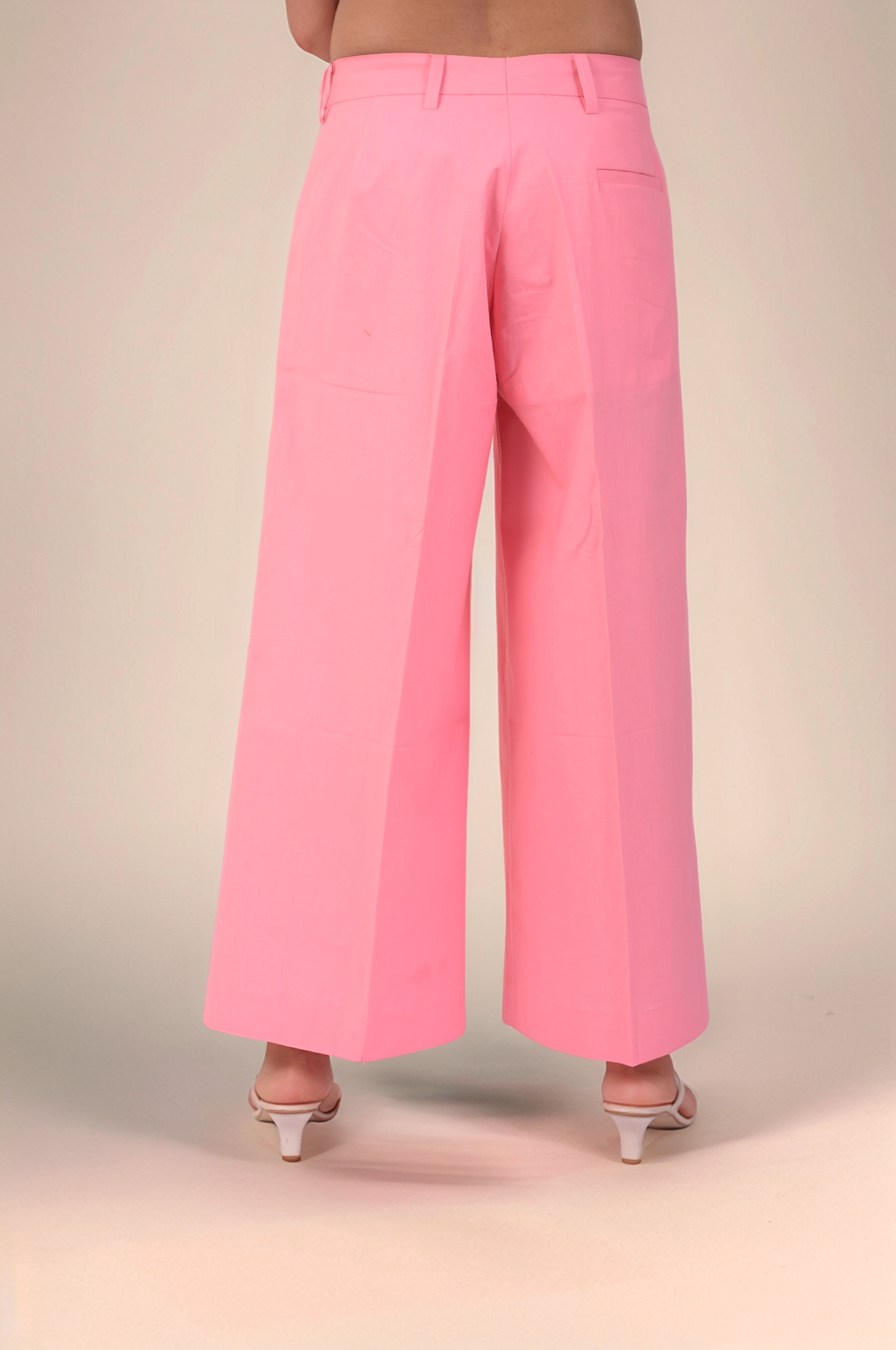 Pink Cotton Blazer Three Piece Co-ord suit