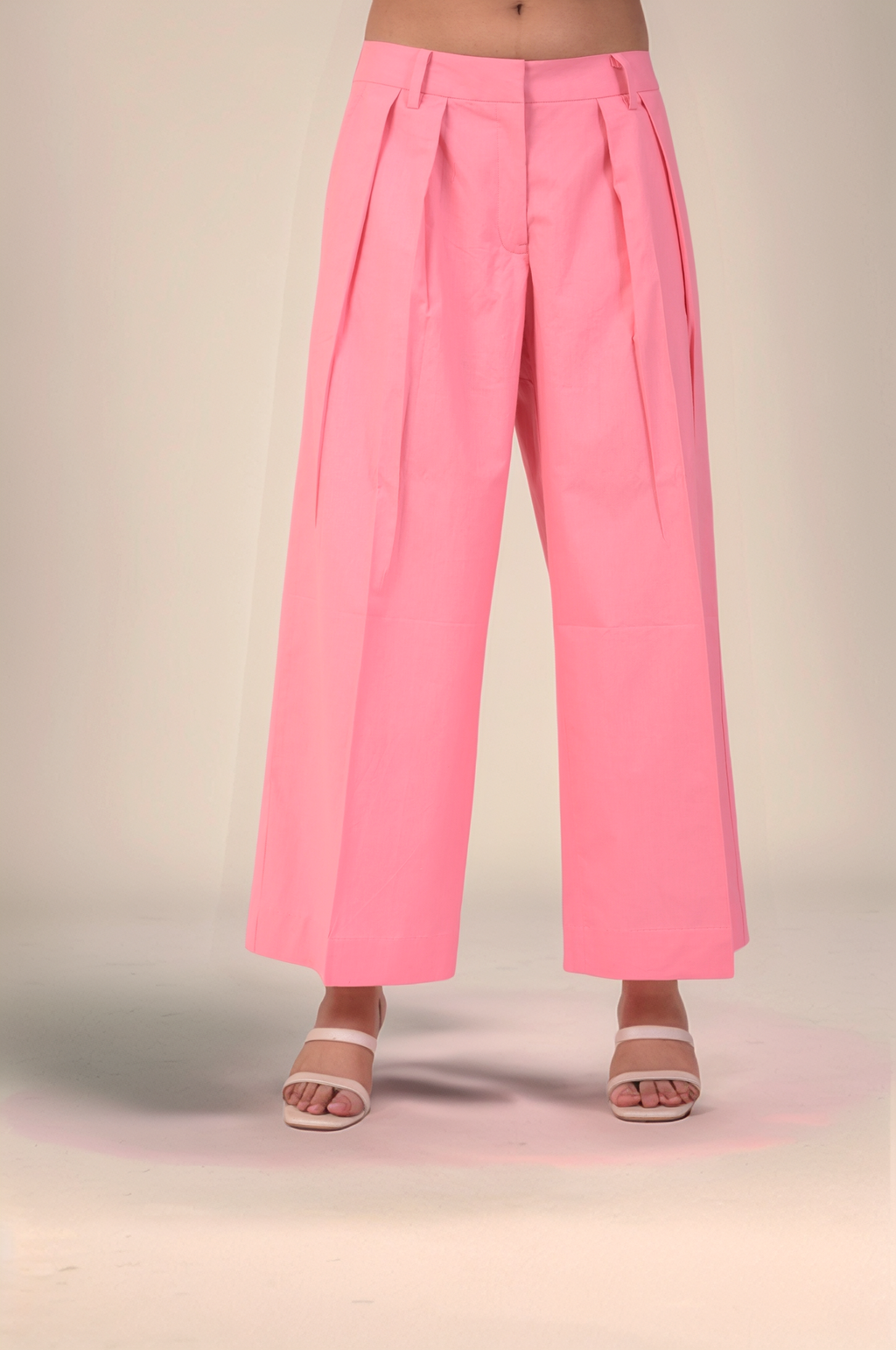 Pink Cotton Blazer Three Piece Co-ord suit
