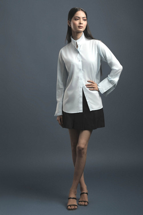 Black Pleated Skirt - Dheeraj Sharma