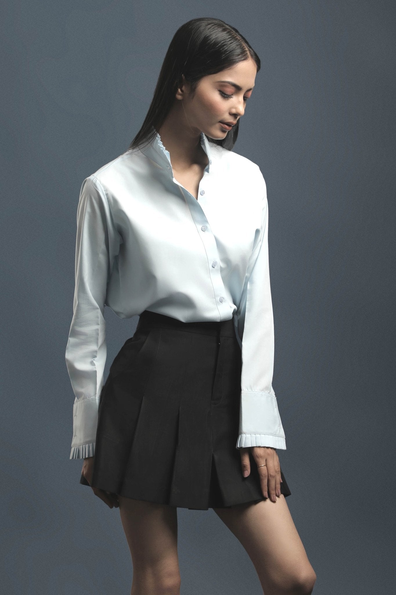 Sky Blue Classy Shirt - Dheeraj Sharma